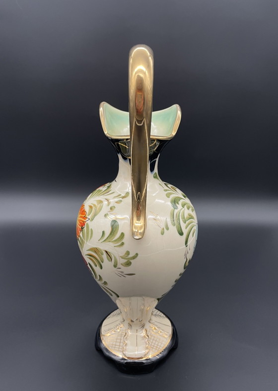 H. Béquet Quaregnon Aiguière No. 683 – Hand-painted and gilded – Vases, Porcelain (photo 4 of 8)