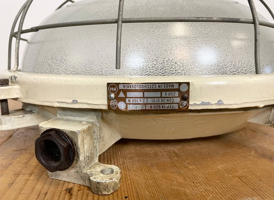 Image 1 of Lampada da parete o da soffitto industriale in alluminio pressofuso, anni '70