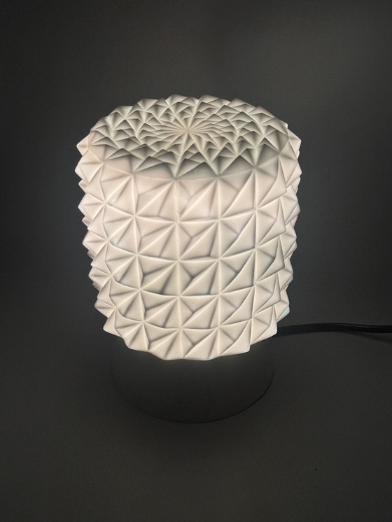Image 1 of Stylish mid-century corodex ceiling lamp with a sculptural structure