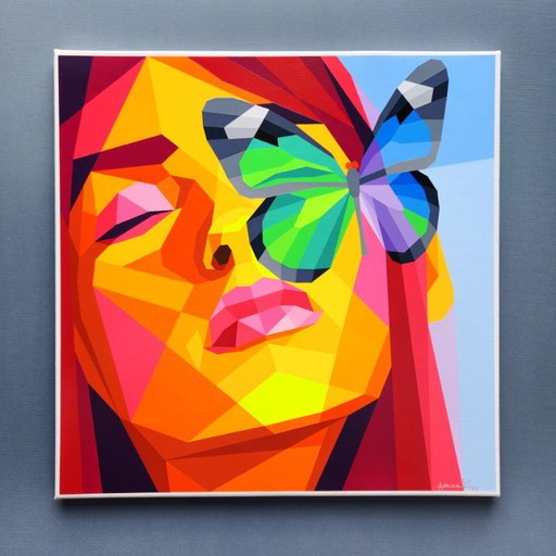 Artist painting - Adrian GONZALEZ TORRES - Refugio 2