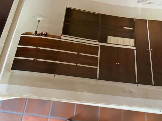 Image 1 of Desk with file cabinet and photo brochure MIM