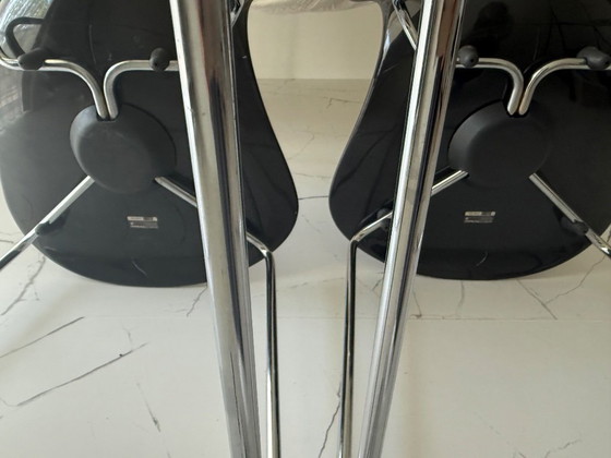 Image 1 of 2x Fritz Hansen bar stool
