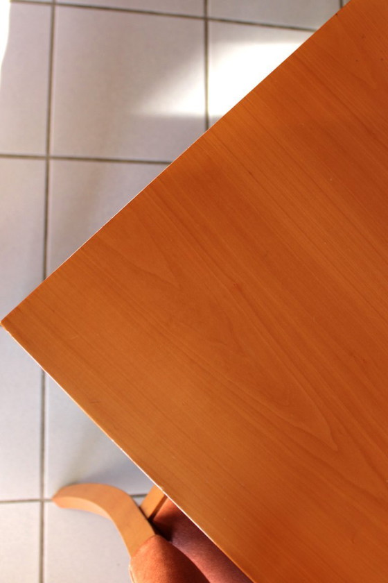 Image 1 of Design eettafel en stoelen - hoogwaardig hout