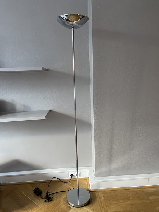 4 Silver-colored floor lamps Habitat Well preserved