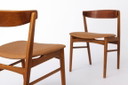 Set of 6 Danish Mid Century Dining Chairs – Farstrup Model 206, Teak Wood Chairs 1960s, Vintage Scandinavian Dining Chairs