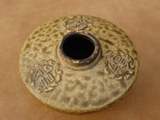 Studio Pottery, Kunstenaarsvaas, Japon, émail exceptionnel