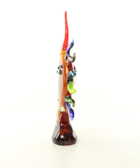 17,2 Pollici Volto di Luna Murano Picasso Stile Sculture in Vetro Arte Soffiata a Mano nuovo – Murano Glass (photo 4 of 15)
