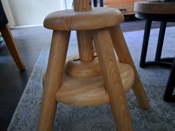 Balimo Wood Ergonomic Stool / Balance Stool, Blue (Sitting Trainer), Office chairs (photo 8 of 9)