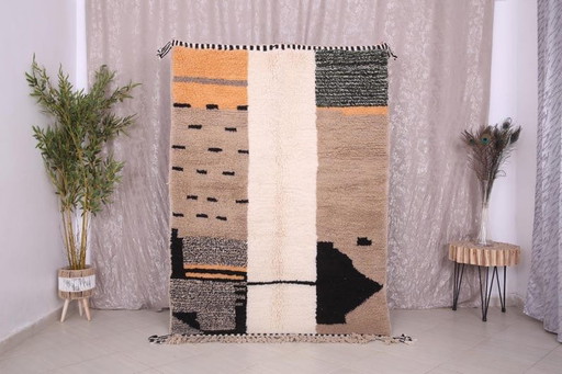 Tappeto in lana naturale, realizzato su misura, dimensioni 150/250 cm