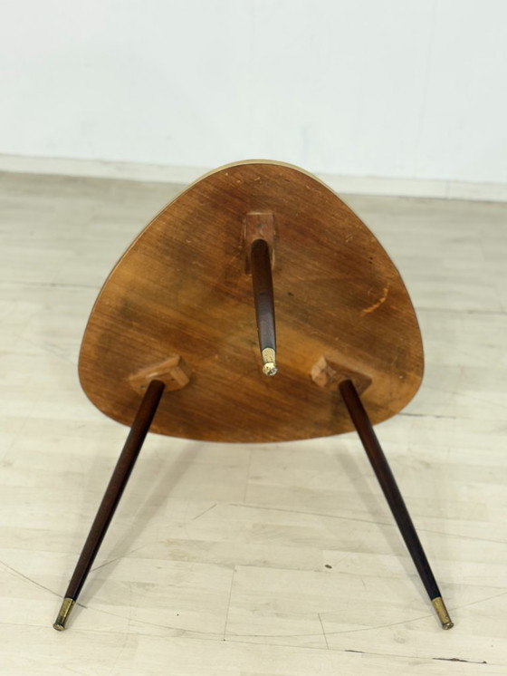 Image 1 of Beautiful vintage coffee table / living room table / kidney-shaped table / side table, mid-century style.