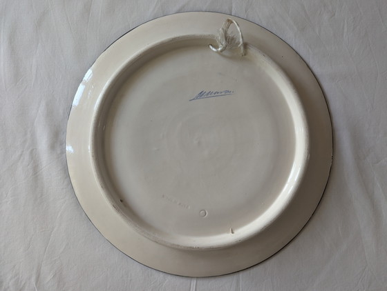 XL Vintage Spaanse Majolica Keramische Wandlader van M. Marco - 40 cm – Artisan, Wanddecoratie, Ceramic (photo 5 of 15)