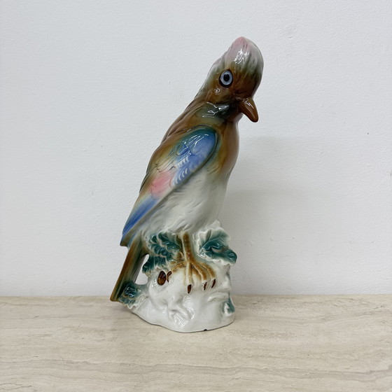 Image 1 of Vintage porcelain Parfume lamp bird , 1950s