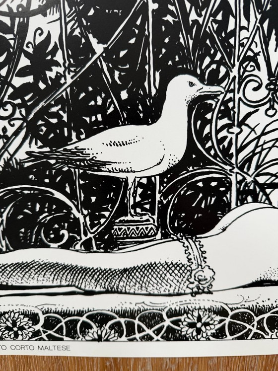 Milo Manara, Dedicated to Corto Maltese, Stampa A.C. Grafiche... – Stampe artistiche, Carta (photo 8 of 10)
