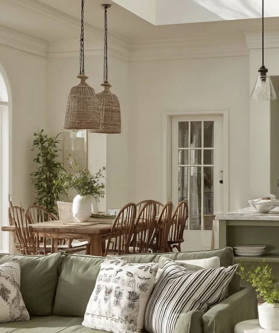 Image 1 of Set aus 6 eleganten Windsor-Stühlen mit Lattenrost