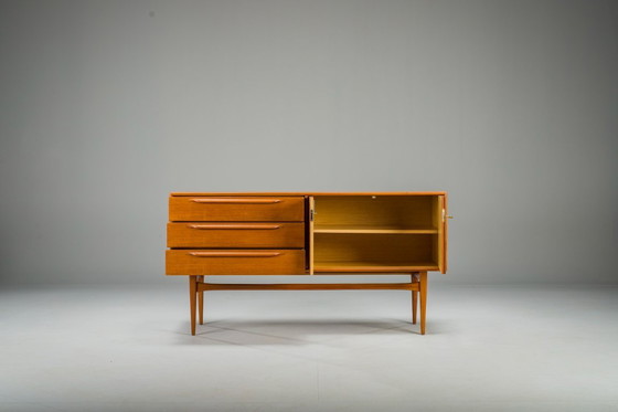 Image 1 of Mid-Century Teak Type RT 200 Sideboard in Teak by Heinrich Riestenpatt for RT Möbel, 1960s