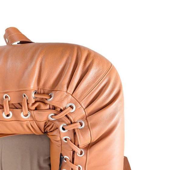 Anfibio Canapé Collezioni Allessandro Becchi Cuir Nouveau Revêtement Cognac – Canapés 3 places, Leather (photo 12 of 14)