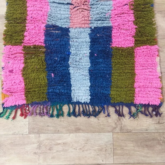 Image 1 of Berber-Wollläufer – Handgefertigt aus 100 % Wolle aus Marokko (206 × 85 cm)
