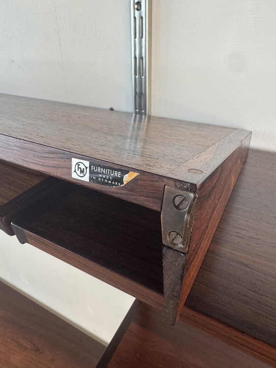 Image 1 of Kai Kristiansen palissander wandsysteem van Feldballes Møbelfabrik – Deense modulaire elegantie
