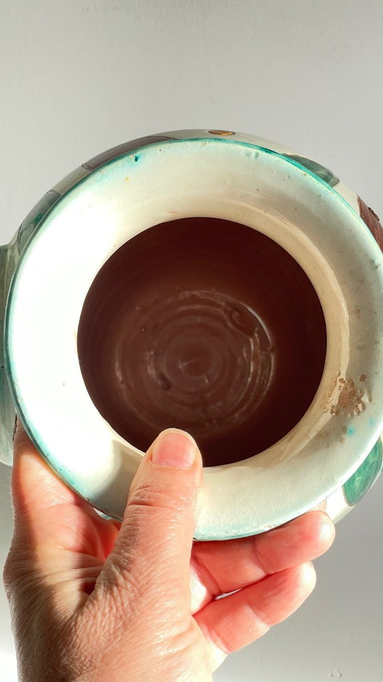 Image 1 of Vintage Italy VASES DRAGON Pattern