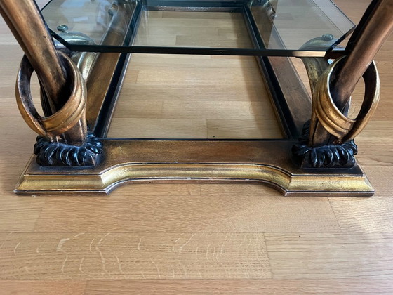 Design salontafel (Jean Roche / Hollywood Regency-stijl) – Glass (photo 8 of 9)