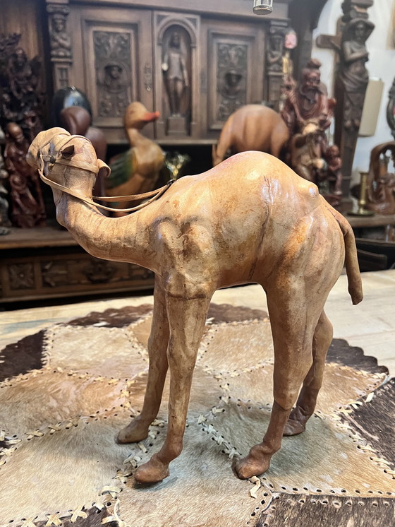 Image 1 of Liberty's of London standing leather design dromedary