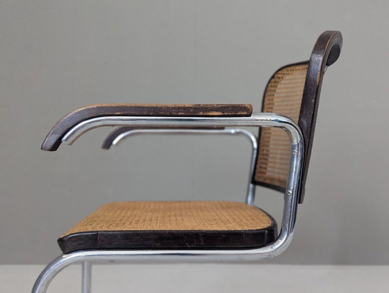 Image 1 of Bauhaus Tubular Steel Armchair K 17 by Robert Slezák, 1930s