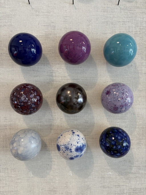 Wandparel Set ‘Blues’ – wanddecoratie, Ceramic