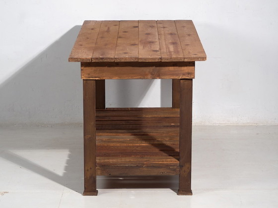 Isola da cucina antica in legno massello (c.1920) #5, Armadi contenitori, Marrone, Rustic (foto 49 di 49)