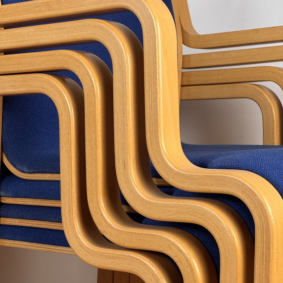 Image 1 of 5x Börge Lindau Retro Design Stühle 1970er