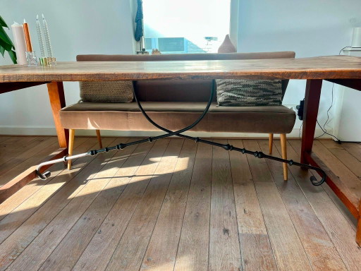 Robust antique Spanish monastery table