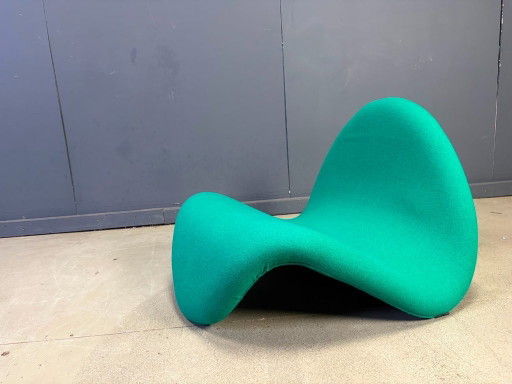 Vintage F577 Tongue Lounge Chair van Pierre Paulin voor Artifort, jaren 80.