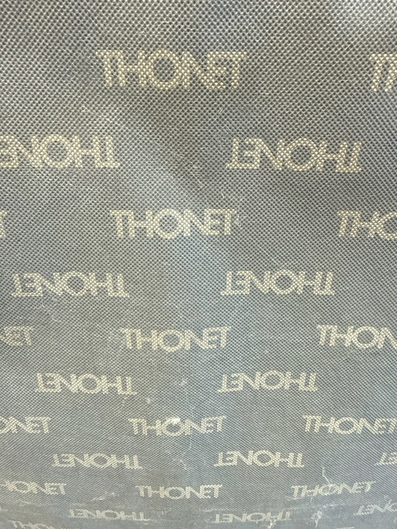 Poltrona Thonet S 411 (disponibilità: 2), Poltrone, Pelle, Metallo, Nero (foto 14 di 15)