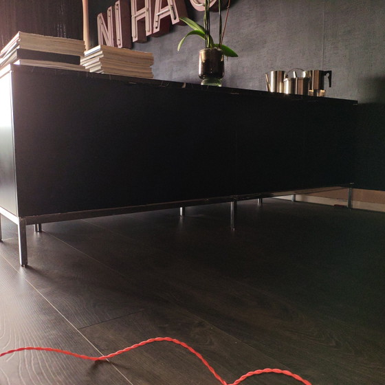 Florence Knoll Credenza Black Marble – Sideboard, Wood (photo 13 of 13)