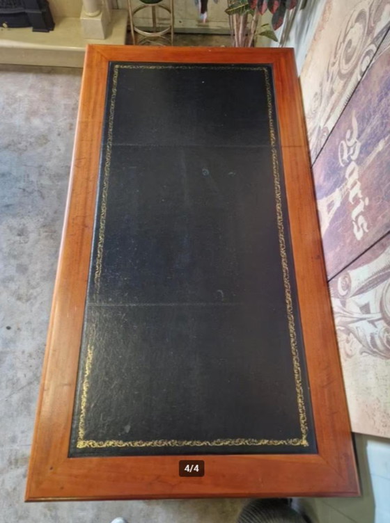 Image 1 of Scrivania classica, scrittoio, scrivania in stile Impero, dimensioni: 145x75cm e altezza 78cm.