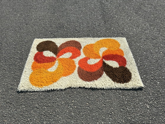 Vintage Desso Carpet Space Age Shaggy – Rugs & carpets, Textile (photo 4 of 9)