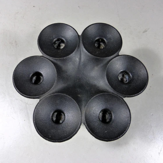 Image 1 of Christel & Christer Holmgren Cast Iron Candle Holder