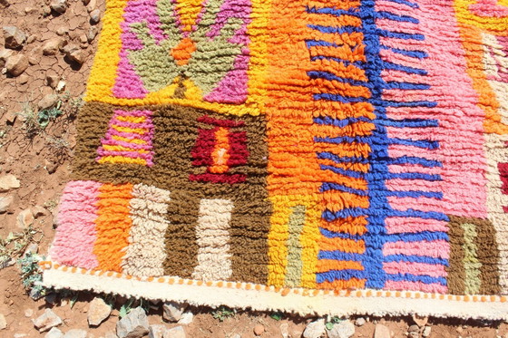 Magnífica alfombra marroquí de lana, hecha a mano, dimensiones 250x150 cm. – Wool, Modern (photo 9 of 11)