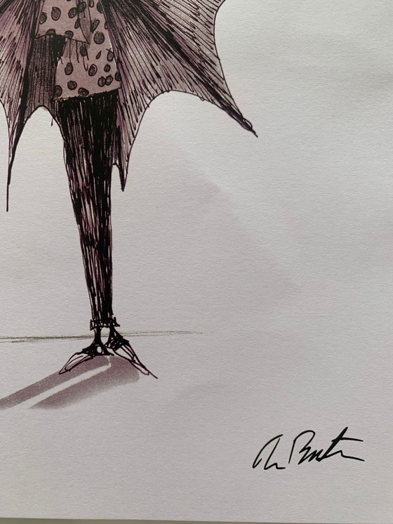 Image 1 of Tim Burton – Untitled – Official Signed Limited Edition Print – 20x30 cm