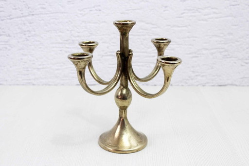 Chandelier brutaliste en bronze des années 60