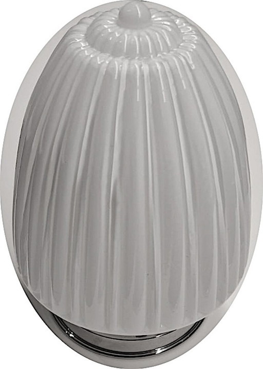 Lampada da soffitto retrò in vetro opalino