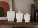 Set of Three Art Deco Porcelain Storage Jars