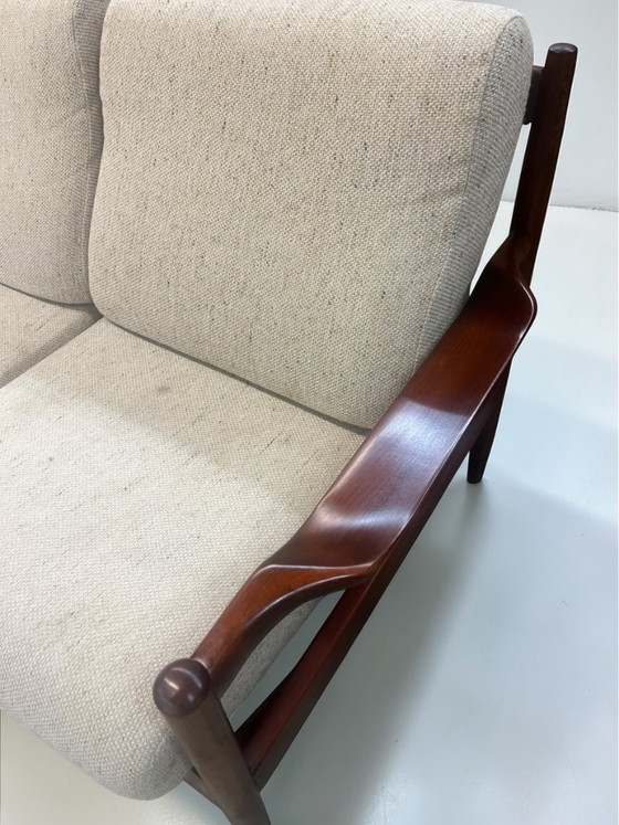 Image 1 of Divano moderno scultoreo danese nello stile di Arne Vodder e Grete Jalk, Danimarca, anni '60