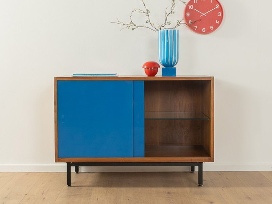 Image 1 of Blauw dressoir uit 1950