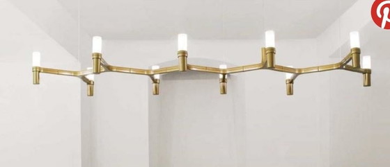 Image 1 of Nemo crown planar GOLD linear 10 lampade