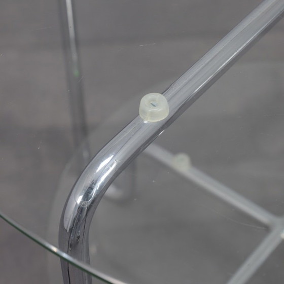 Image 1 of Tubular Frame Coffee Table in Bauhaus Style, 1980s