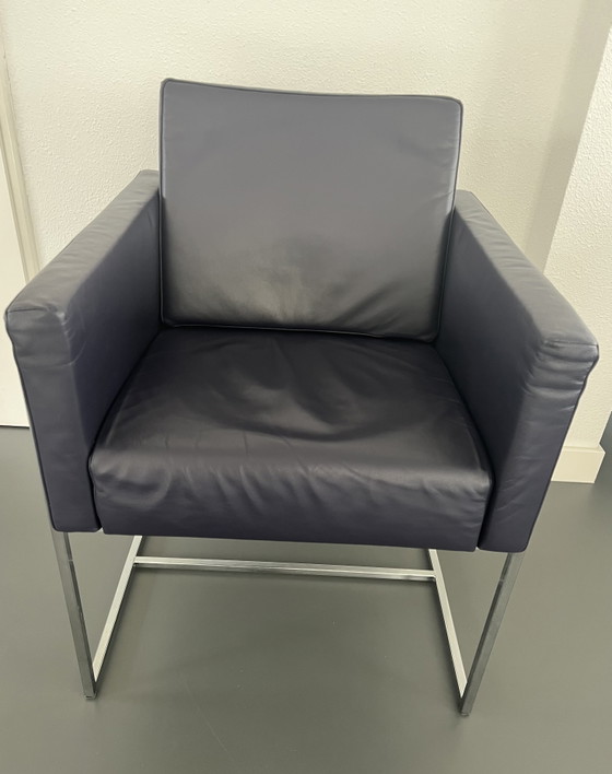 4 chaises de salle à manger Harvink – Leather, Metal (photo 5 of 6)