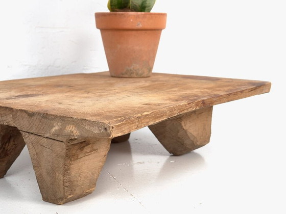 Mesa cuadrada antigua (c.1900) #9, Mesas de comedor, Madera, Marrón, Rustic (foto 11 de 16)