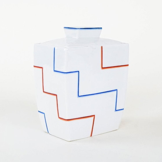 Image 1 of Ceramic vase, modernist design, 1970s, made in Italy