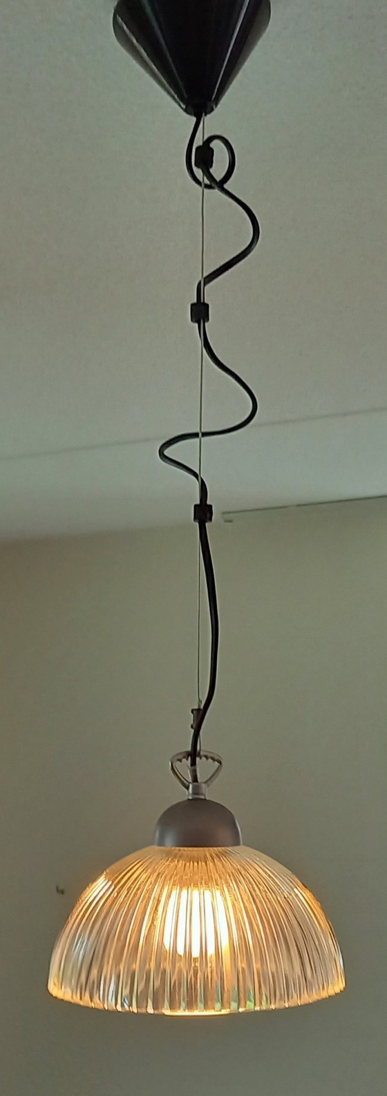 Image 1 of Vintage Holophane pendant lamp