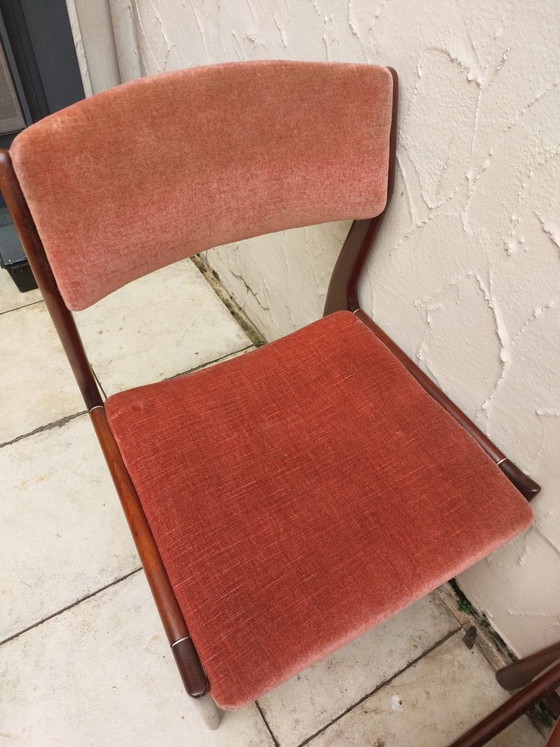 4 sedie in palissandro in stile metà secolo – Sedie da pranzo, Textile, Vintage (photo 52 of 54)